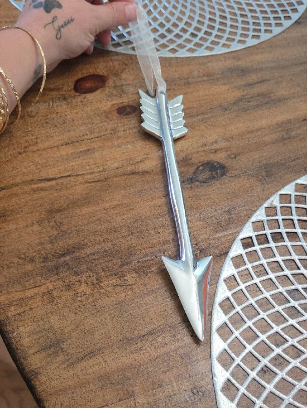 Nima Oberoi Silver Heart Teaw And Arrow